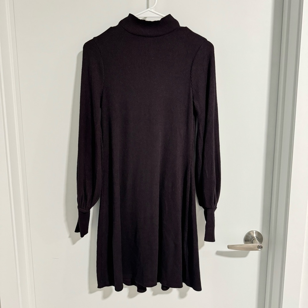 Express purple sweater dress